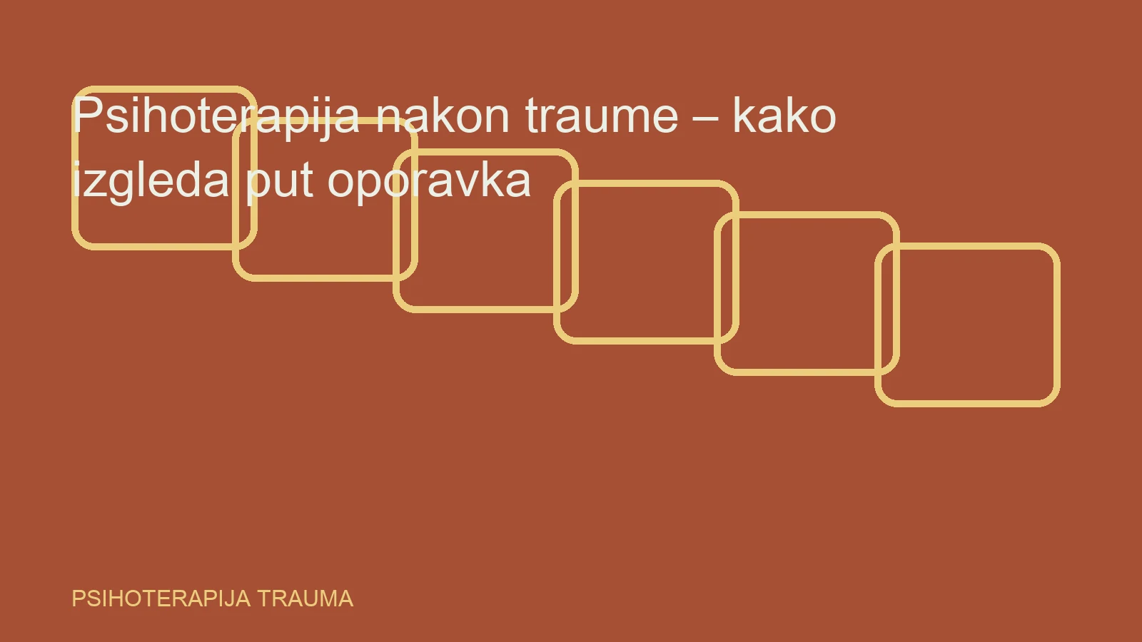 Urednička ilustracija za temu psihoterapija trauma